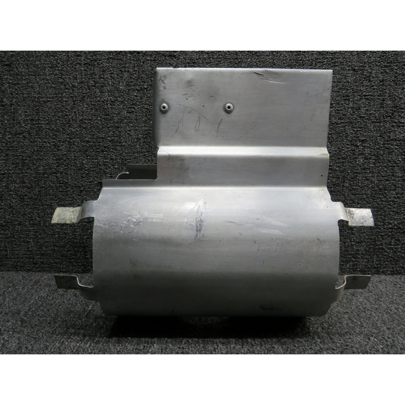 0350199 Cessna 195B Oil Temperature Regulator Shield Assembly (Some Damage)