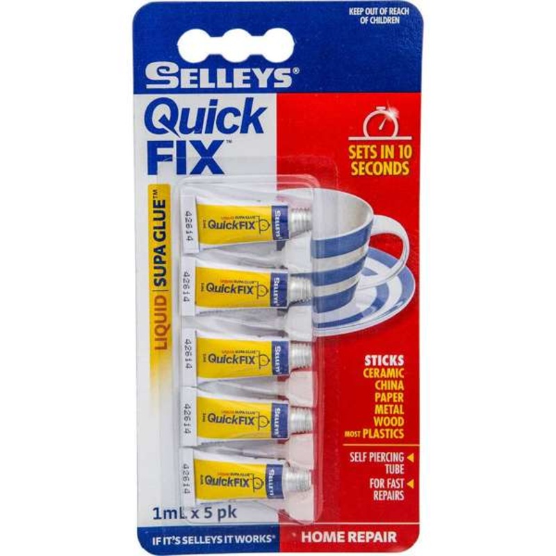 Selleys Quickfix Supa Glue 1ml – 5 Pack