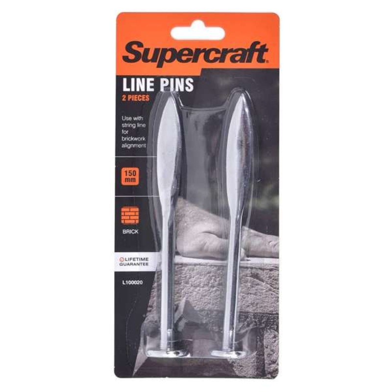 Supercraft Chrome Line Pins – 2 Piece