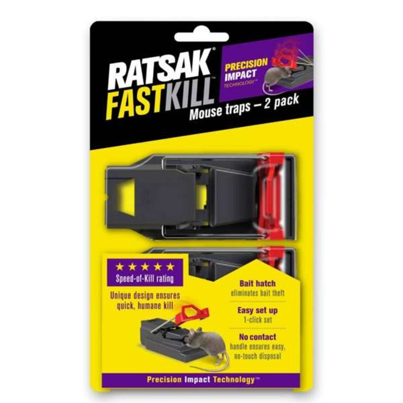Ratsak Fastkill Mouse Trap – 2 Pack