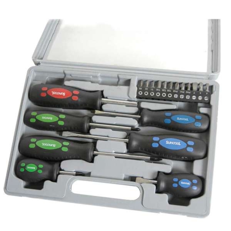 Supatool Screwdriver Set – 19 Piece