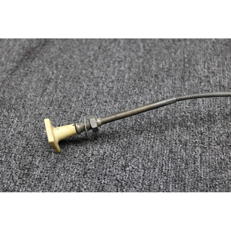 S1517-10 Cessna 210L Fuel Strainer Drain Control Cable (Length: 20.75)