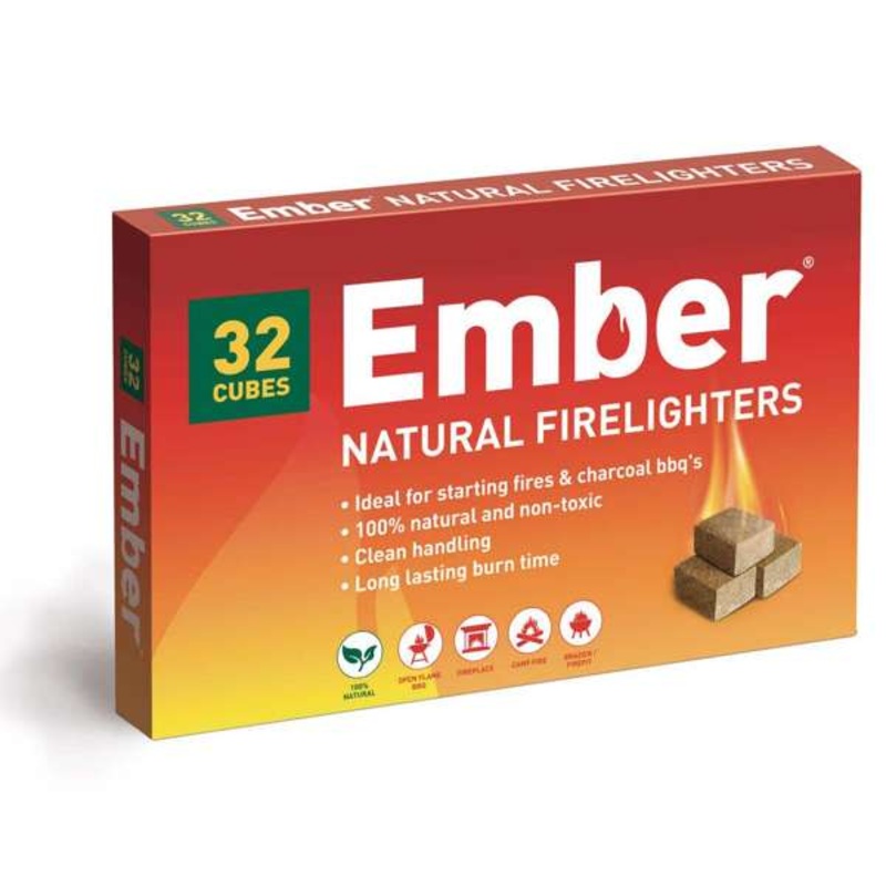 Ember Natural Firelighters – 32 Pack