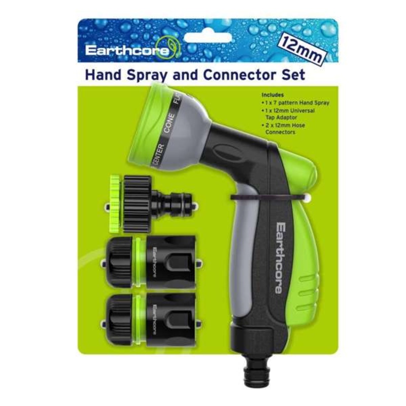 Earthcore Hand Spray & Connector Set 4 Piece 12mm