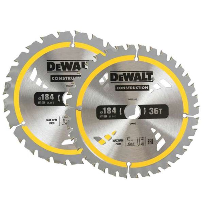 DeWalt Construction Circular Saw Blade – 2 Pack