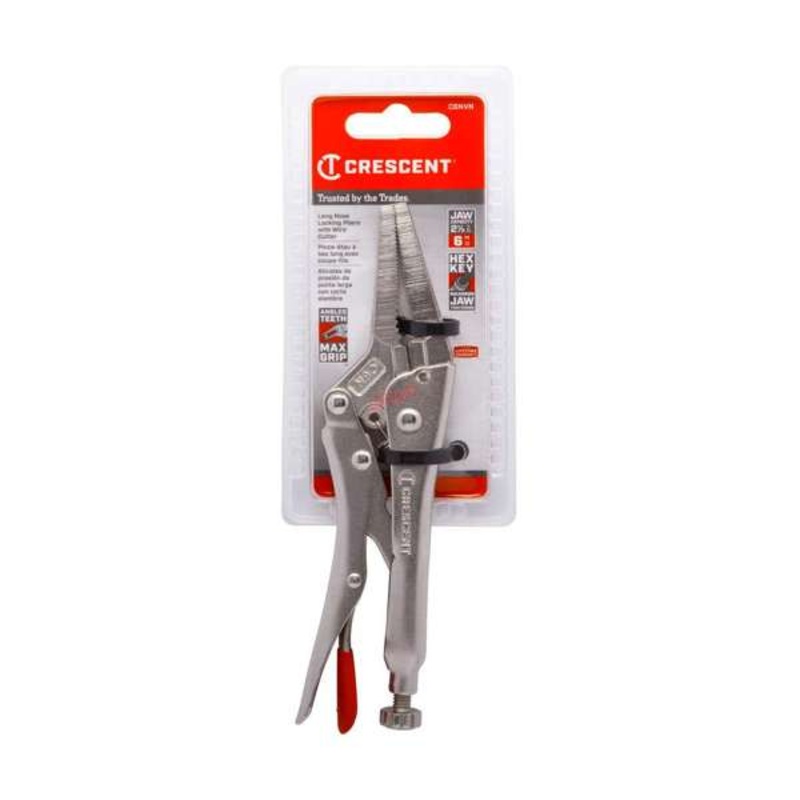 Crescent Plier Locking 6 Long Nose with Wire Cutter 150mm