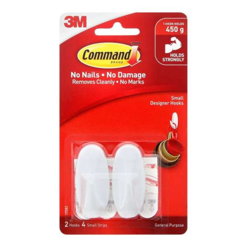 Command Designer Hook Small – 2 Pack