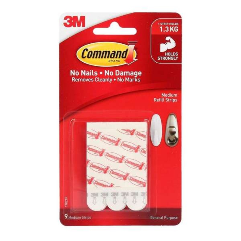 Command Picture Mounting Strip Medium – 4 Pack