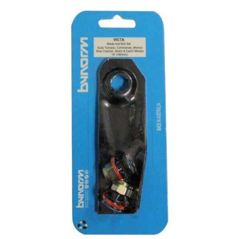 Bynorm Victa Blade & Bolt Set Fits 19 (483mm) & 20 (508mm)