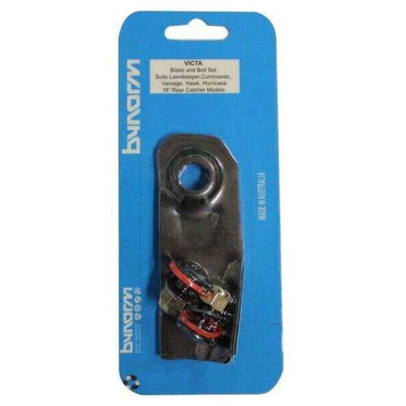 Bynorm Victa Blade & Bolt Set Fits 1974 Onwards 18 (457mm)
