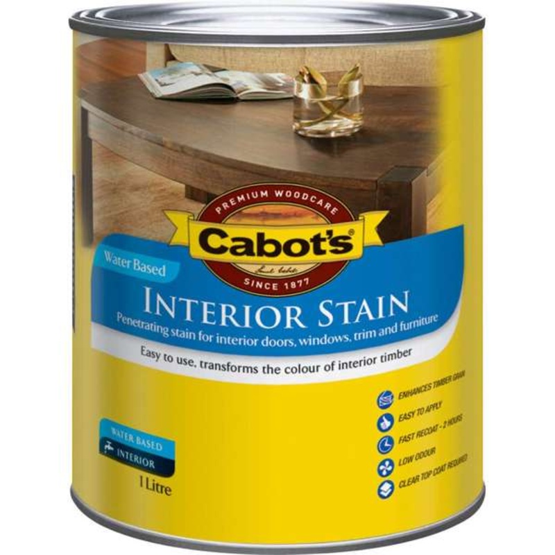Cabot’s Interior Stain Water Based Jarrah 1L