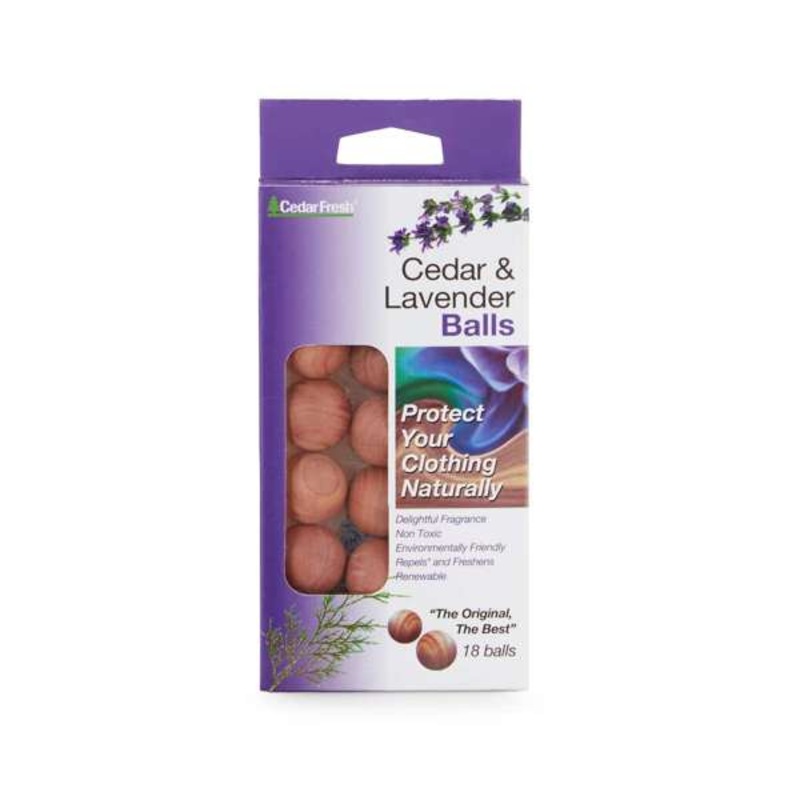 Cedar Fresh Cedar & Lavendar Moth Balls – 18 Pack