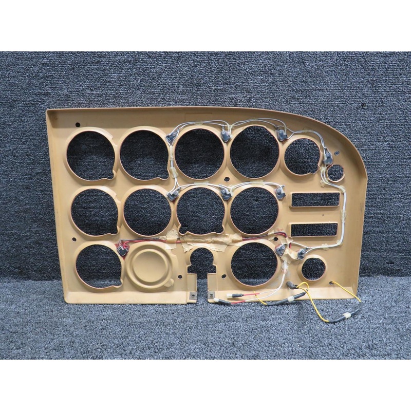 0513093-9 Cessna 172N Instrument Panel LH, Lighted (Beige)