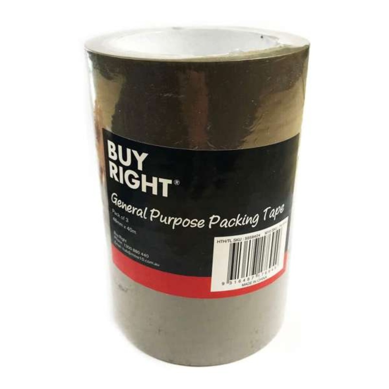 Buy Right General Purpose Packing Tape – 3 Pack