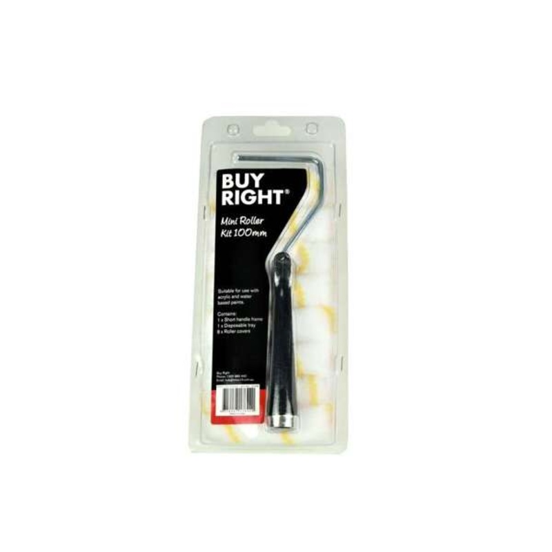 Buy Right Mini Roller Kit 100mm – 8 Pack