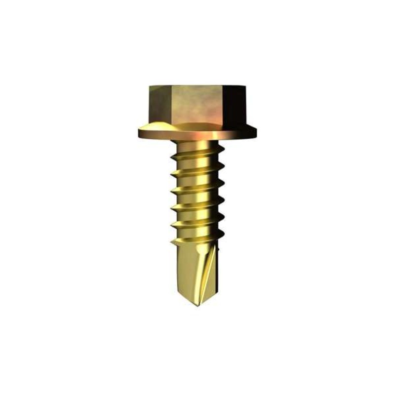 Bremick Screw Hex Metal Zinc Plated 16mm – 100 Pack