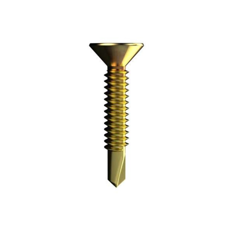 Bremick Screw Countersunk Metal Zinc Plated 25mm – 100 Pack