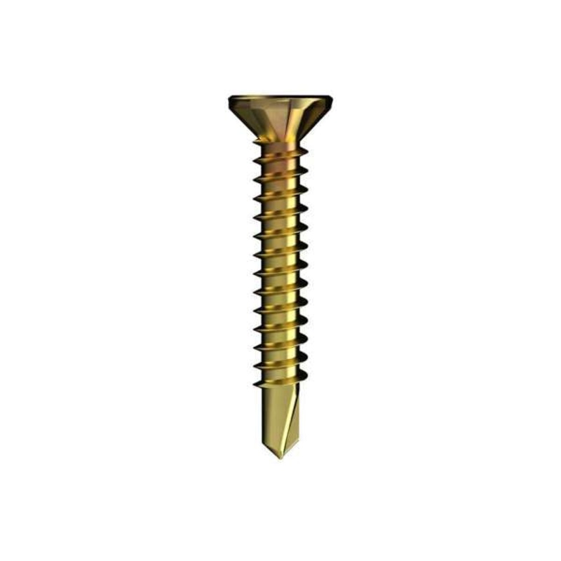 Bremick Screw Countersunk Rib Metal Zinc Plated 30mm – 50Pack