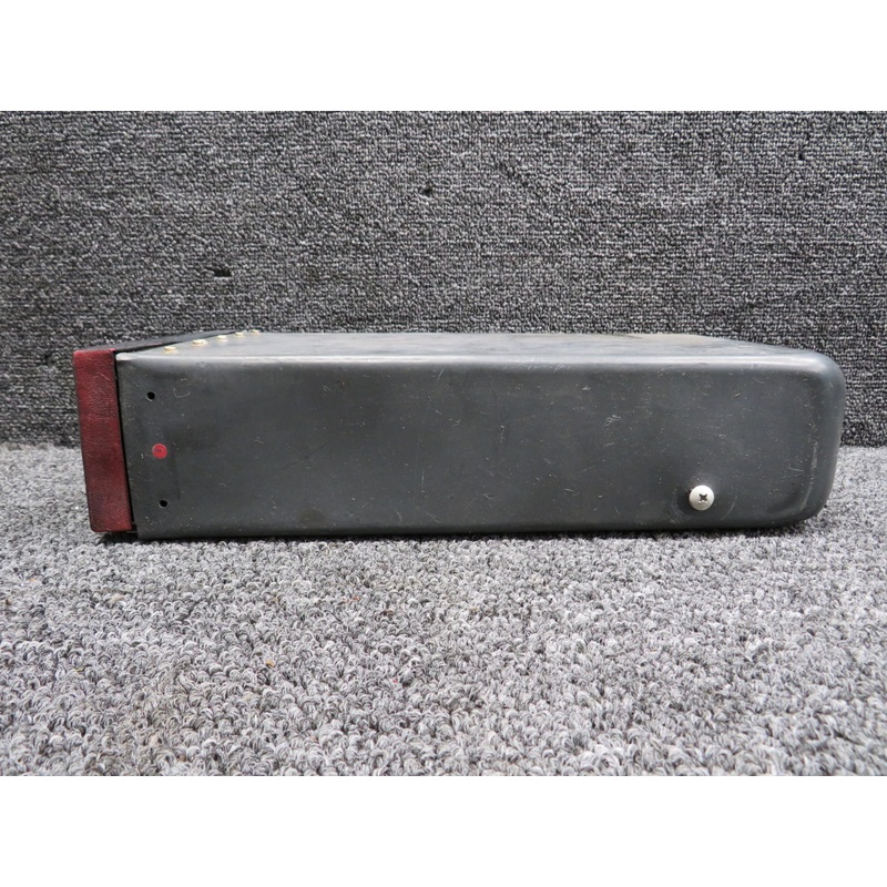 0513805-3 Cessna 172N Map Case Assembly with Door (Black, Cracked Door)