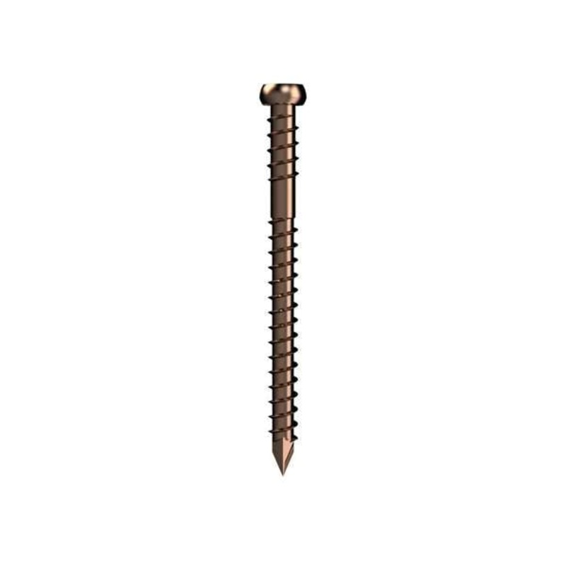 Bremick Decking Screw Trim Head Torx 20 Ultrafast Bronze 10g x 60mm – 500 Pack