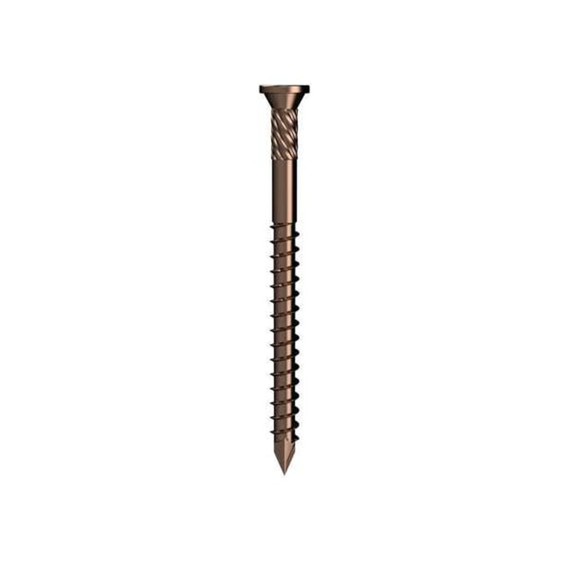 Bremick Decking Screw Truss Head Ultrafast Bronze 12g x 65mm – 500 Pack