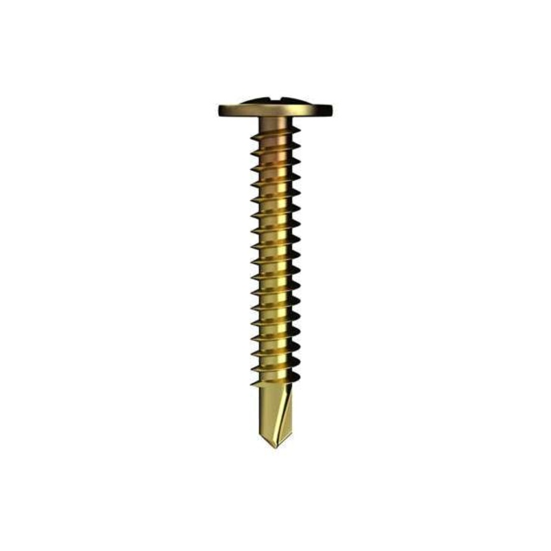Bremick Screw Button Head Metal Zinc Plated 12mm – 100 Pack