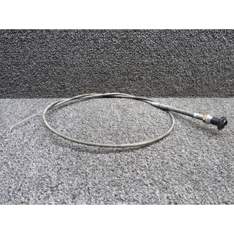 S1241-37 Cessna 182Q Cabin Heat Control Cable Missing Button (Length: 53)