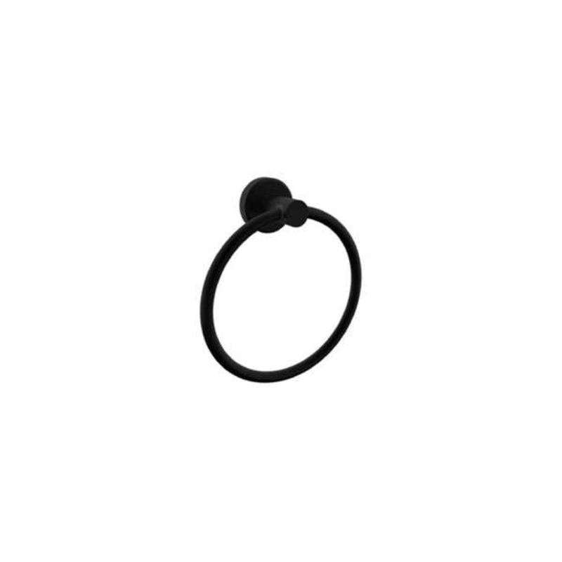 Bolera Towel Holder Round & Square Plates Black