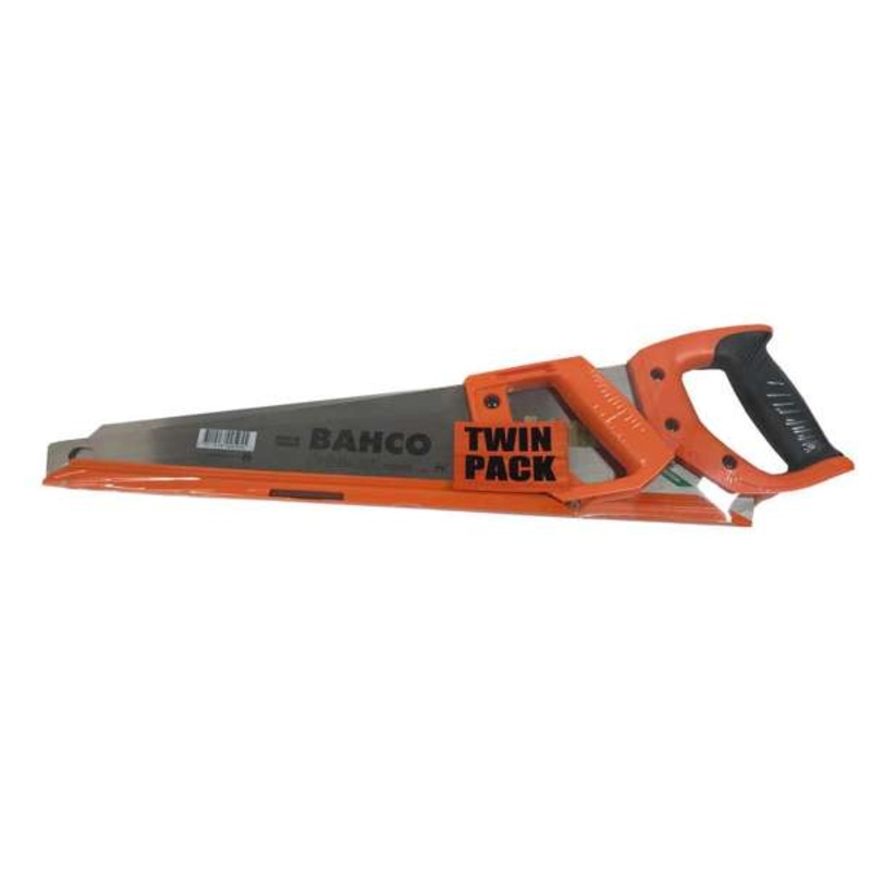 Bahco General purpose 475mm & Fine tooth Toolbox saw 350mm  2 pack