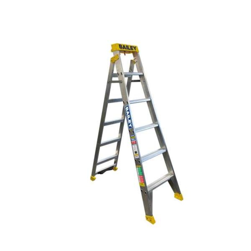 Bailey Professional Punchlock Aluminum Dual Purpose Ladder 1.8m  3.2m
