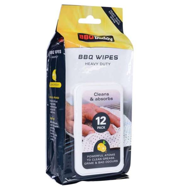 BBQ Buddy Heavy Duty Wipes – 12 Pack