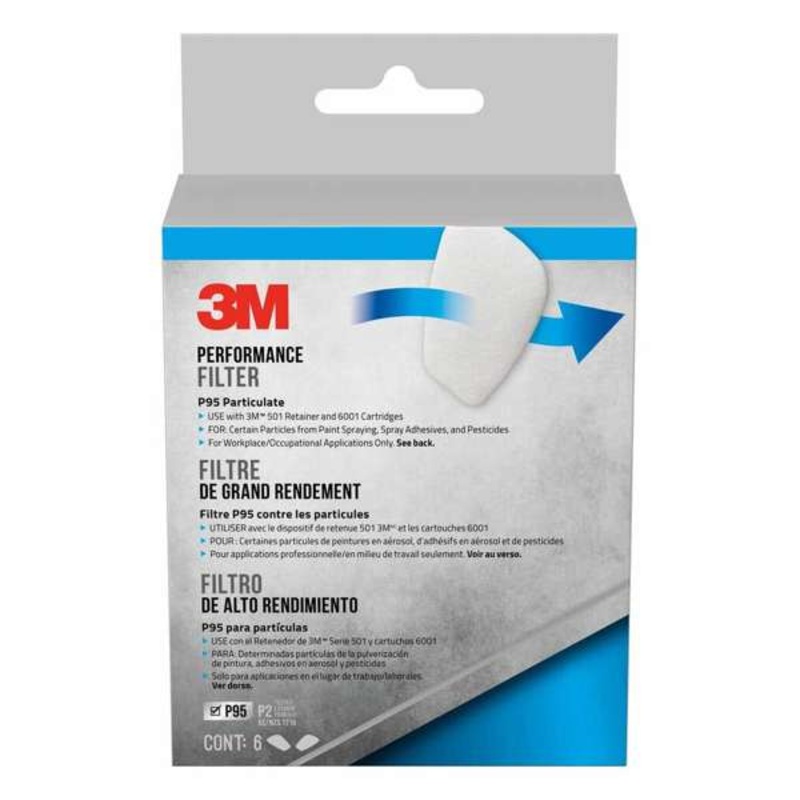 3M Performance P95 Particulate Filters – 6 Pack