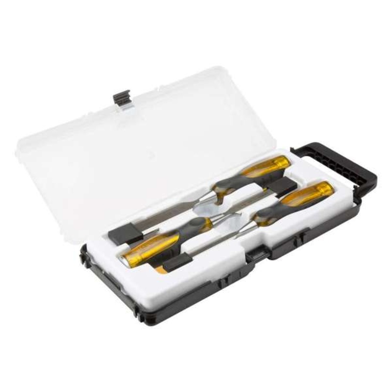 Stanley FatMax Thru Tang Wood Butt Chisel Set – 3 Piece