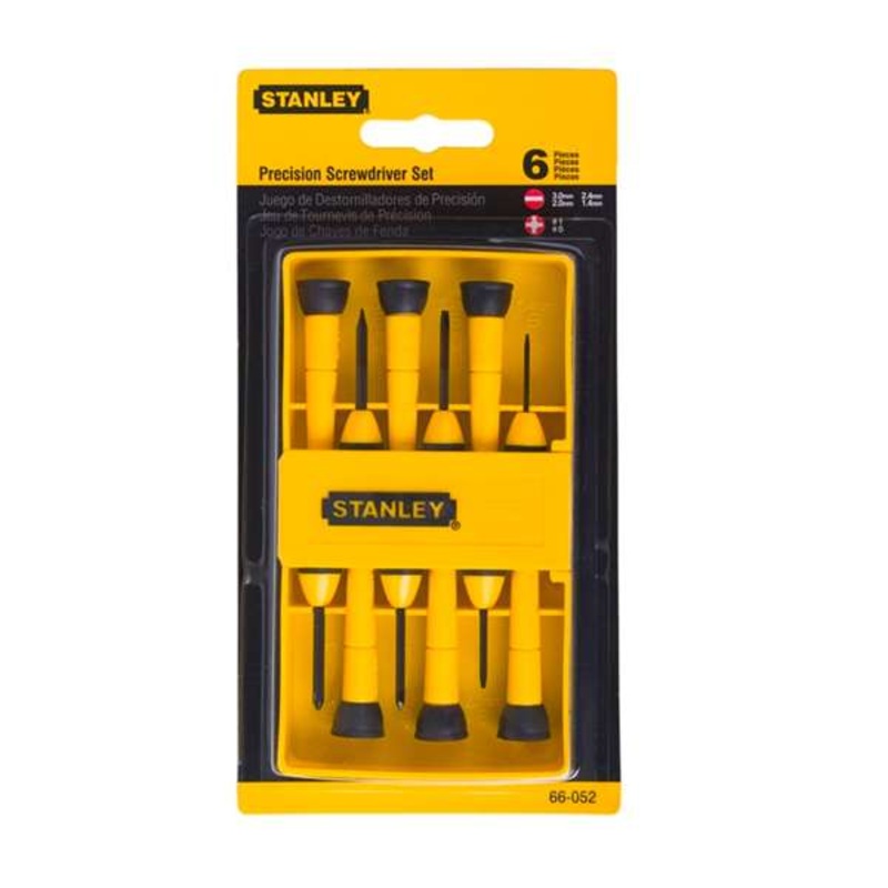 Stanley Precision Cushion Grip Screwdriver Set – 6 Piece