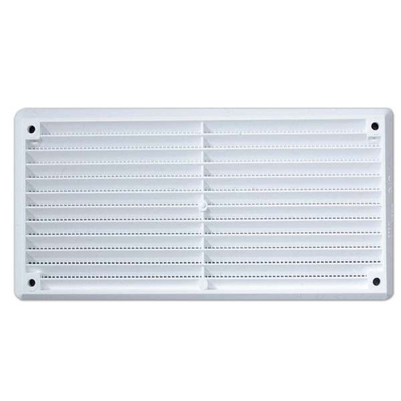 Haron Cupboard Vent Plastic White 150 x 75mm