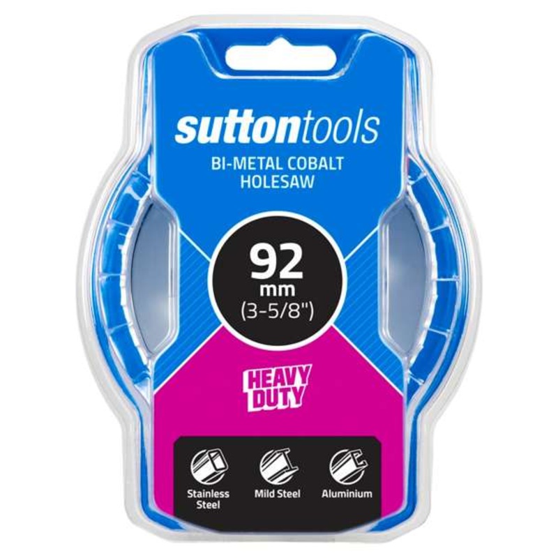 Sutton Tools 92mm White Cobalt Bi-Metal Holesaw