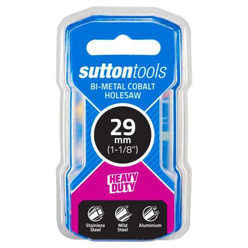 Sutton Tools 29mm White Cobalt Bi-Metal Holesaw