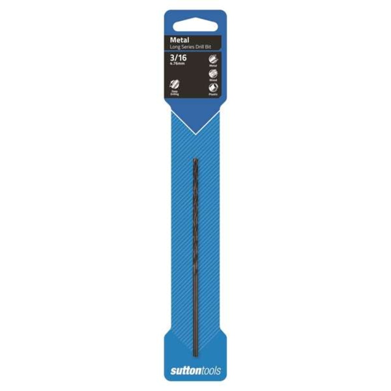 Sutton Tools 3/16 Long Series Jobber Drill Bit