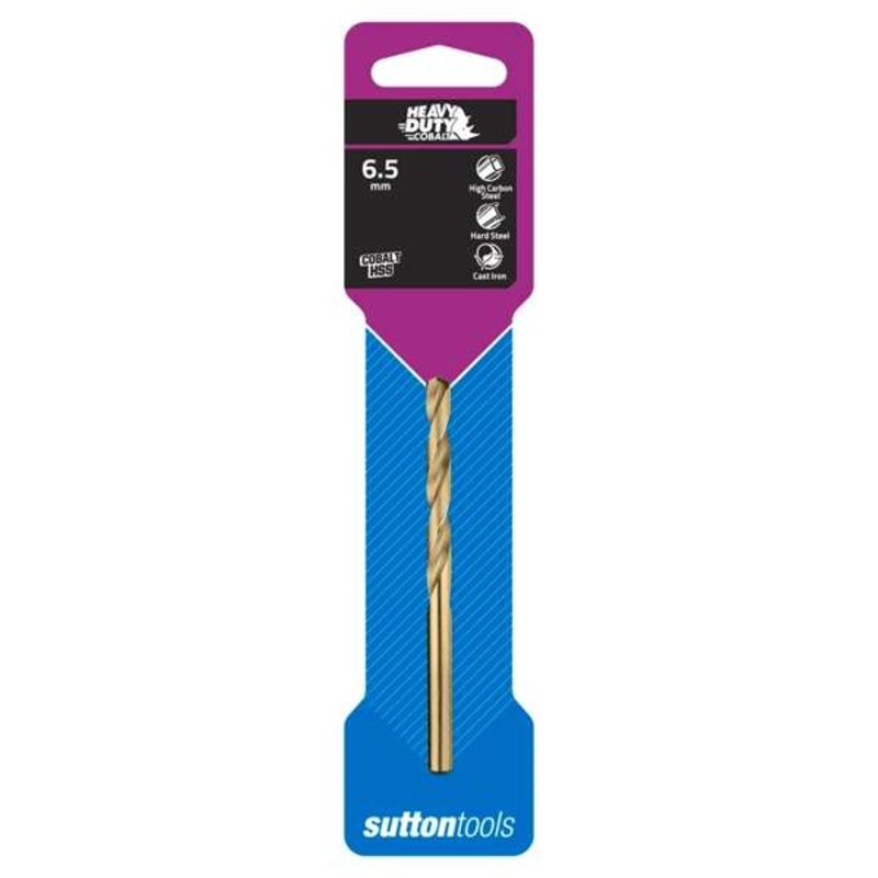 Sutton Tools 6.5mm Heavy Duty Cobalt Jobber Drill Bit
