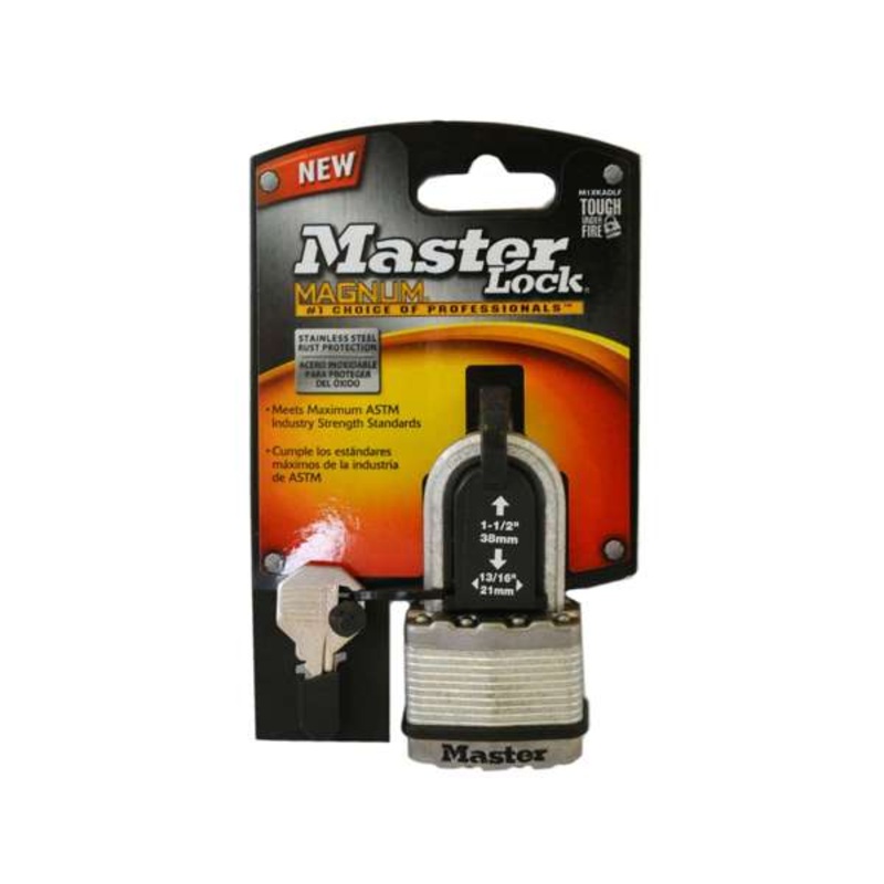 Master Lock Magnum Laminated Padlock 45mm (38mm Shank)