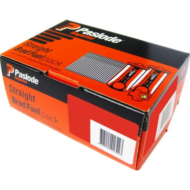 Paslode 16G Impulse C Series Straight Brad Nail with Fuel – 2000 Pack