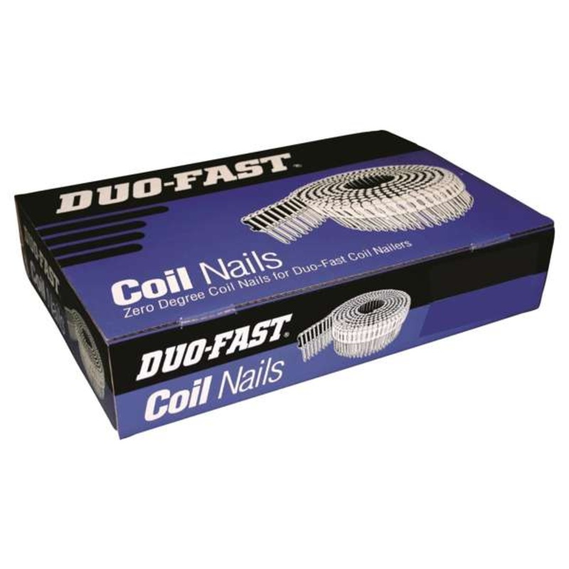 Duo-Fast 2.5 x 50mm Zero Degree Plastic Collated Coil Nails – 1800 Pack
