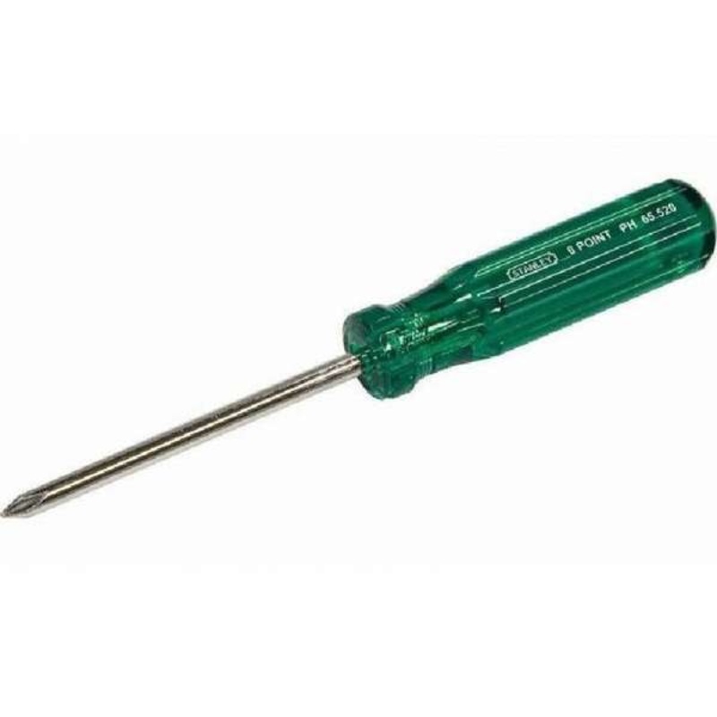 Stanley Acetate Handle Phillips Screwdriver No.1 x 75mm