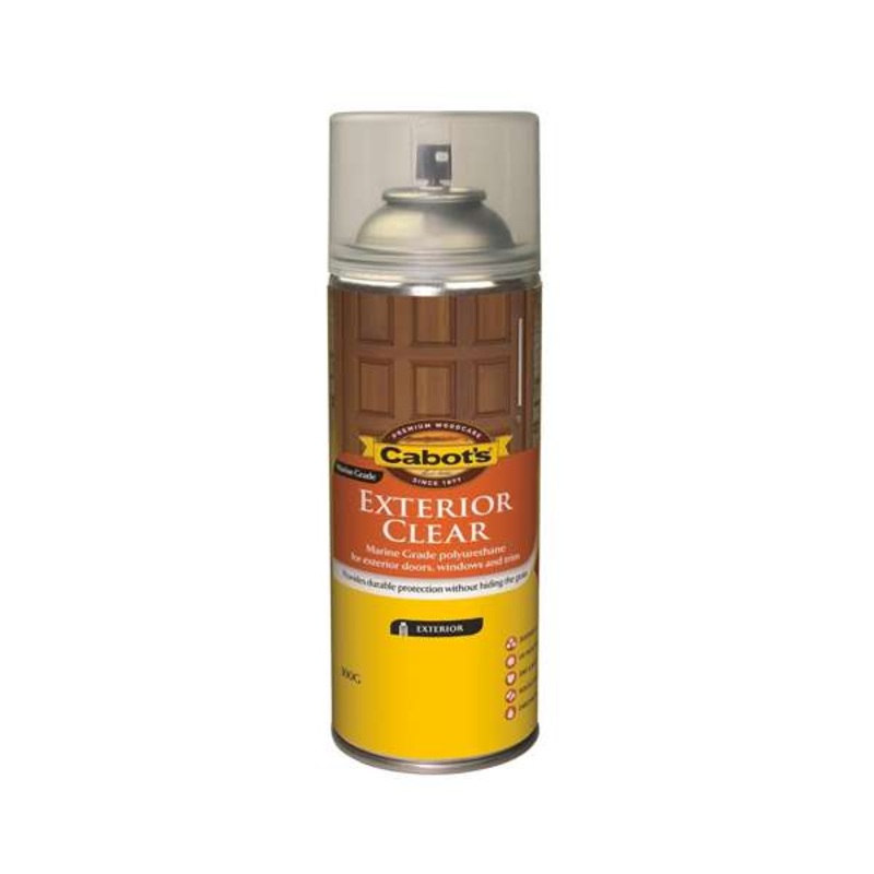 Cabot’s 300g Clear Satin Exterior Spray Pack
