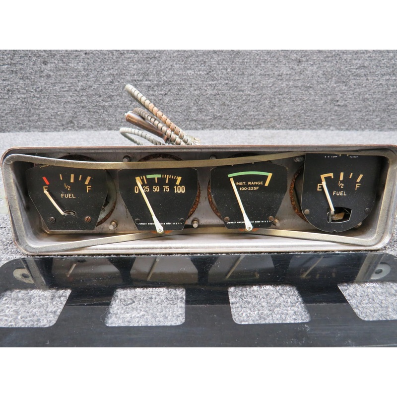0513144-6 Cessna 172 Fuel and Oil Indicator Cluster with Probe