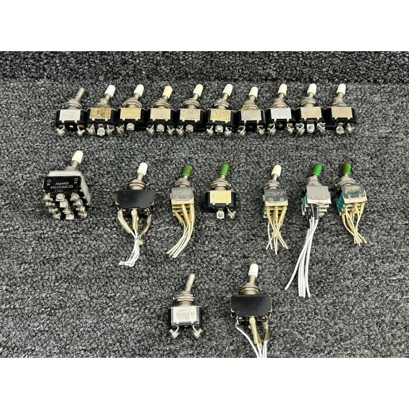 MS35058-23, MS35058-22 Cessna Citation 550 Two Position Toggle Switch Set