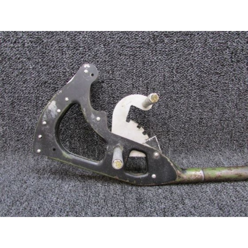 0510166-4, 0510171-1 Cessna 172 Flap Lever Assembly has Ratchet  (Metal Knob)
