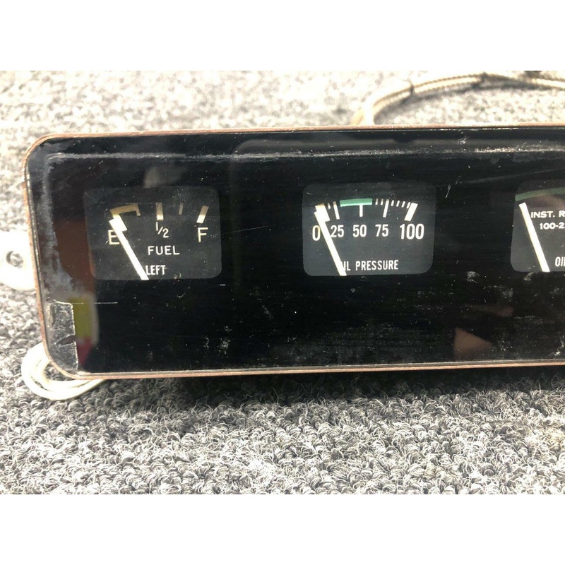 0513144-11 Cessna 210 Engine Gauge Cluster (Volts: 12)