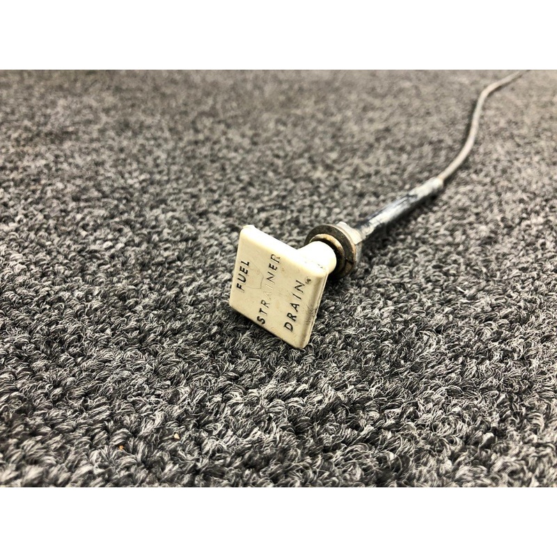 S1517-8 Cessna R172K Fuel Strainer Control Cable Assembly (Length: 27)