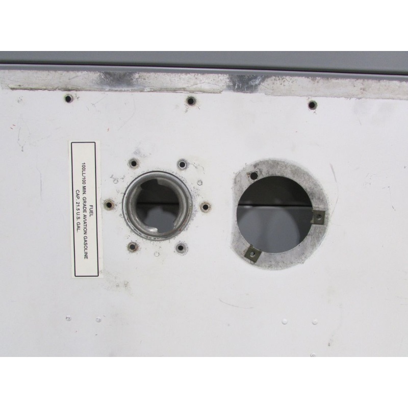 0523521-27, 0426011-4 Cessna 172N Tank Well Cover Assembly LH with Adapter